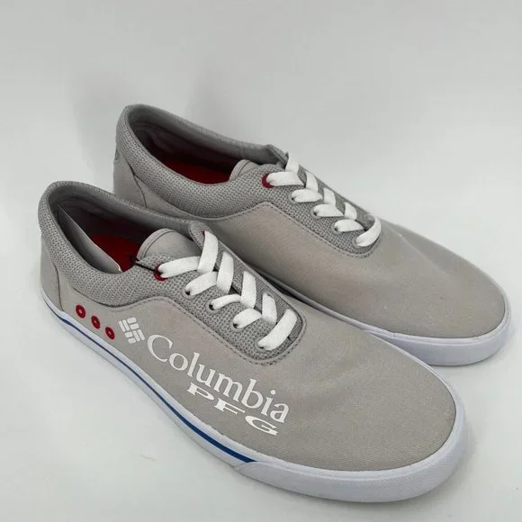 Columbia Mens PFG Terminal Tackle Lace-up Shoes sz 9 Athletic Sneaker Gray NWT - Picture 4 of 8